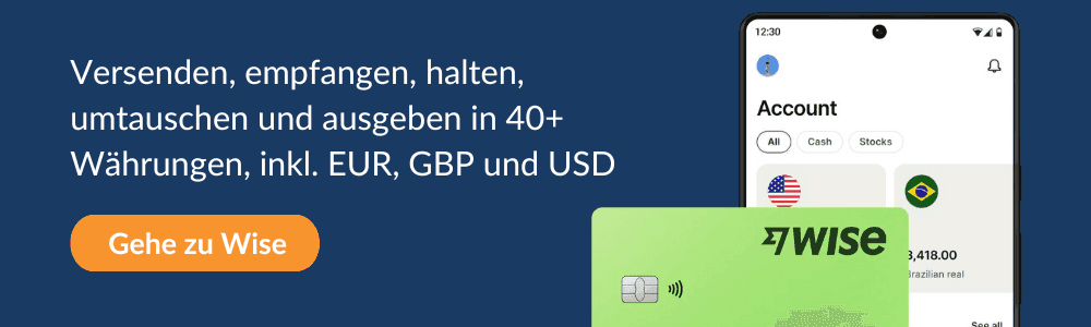 Wise Account online eröffnen